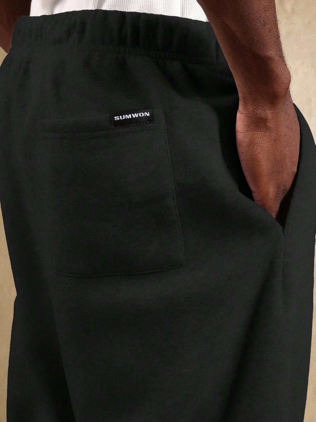 Calça Jogger Moletom Preto