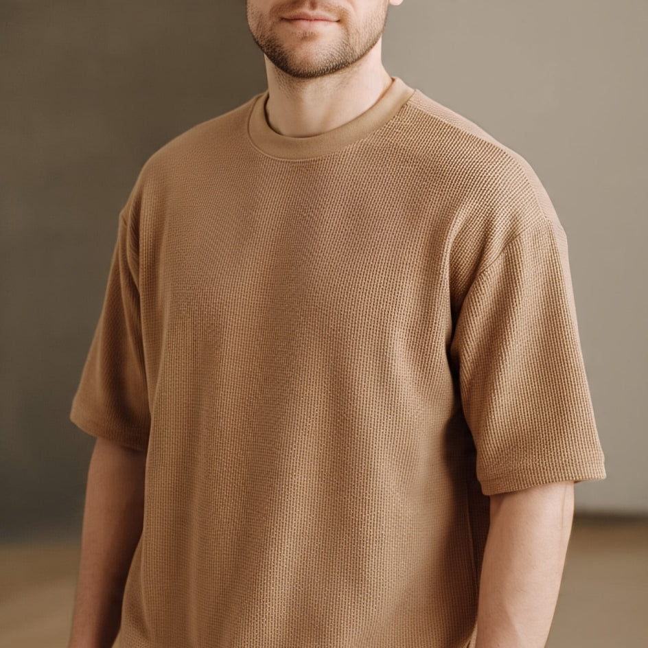 Camisa Texturizada Overzised