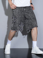 Short/Bermuda desgastada