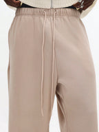 Calça Jogger Moletom Bege