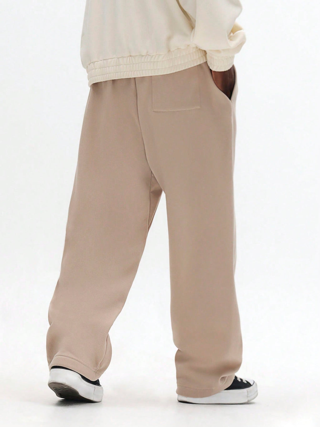 Calça Jogger Moletom Bege