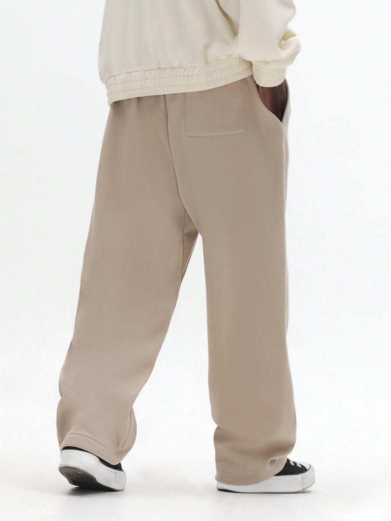 Calça Jogger Moletom Bege