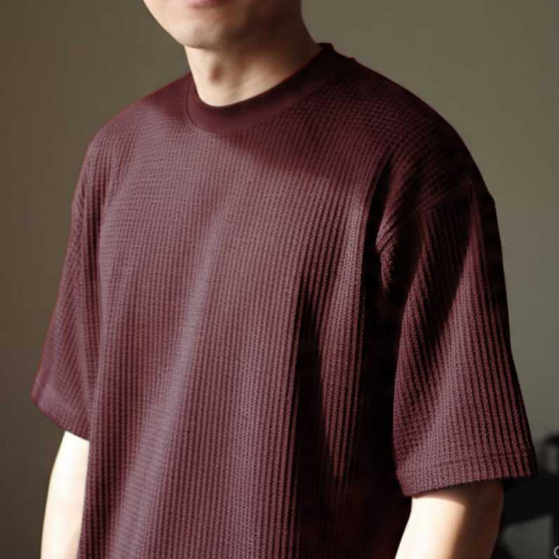 Camisa Texturizada Overzised