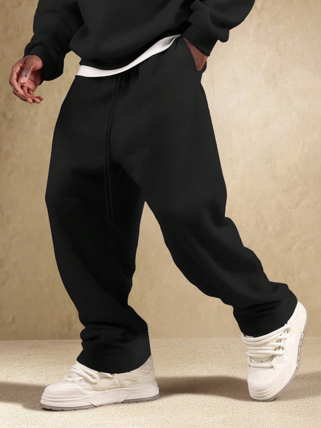Calça Jogger Moletom Preto