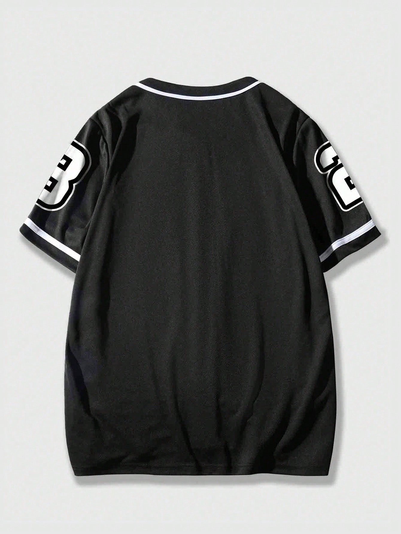 Camisa Aberta Beiseboll NY Preta