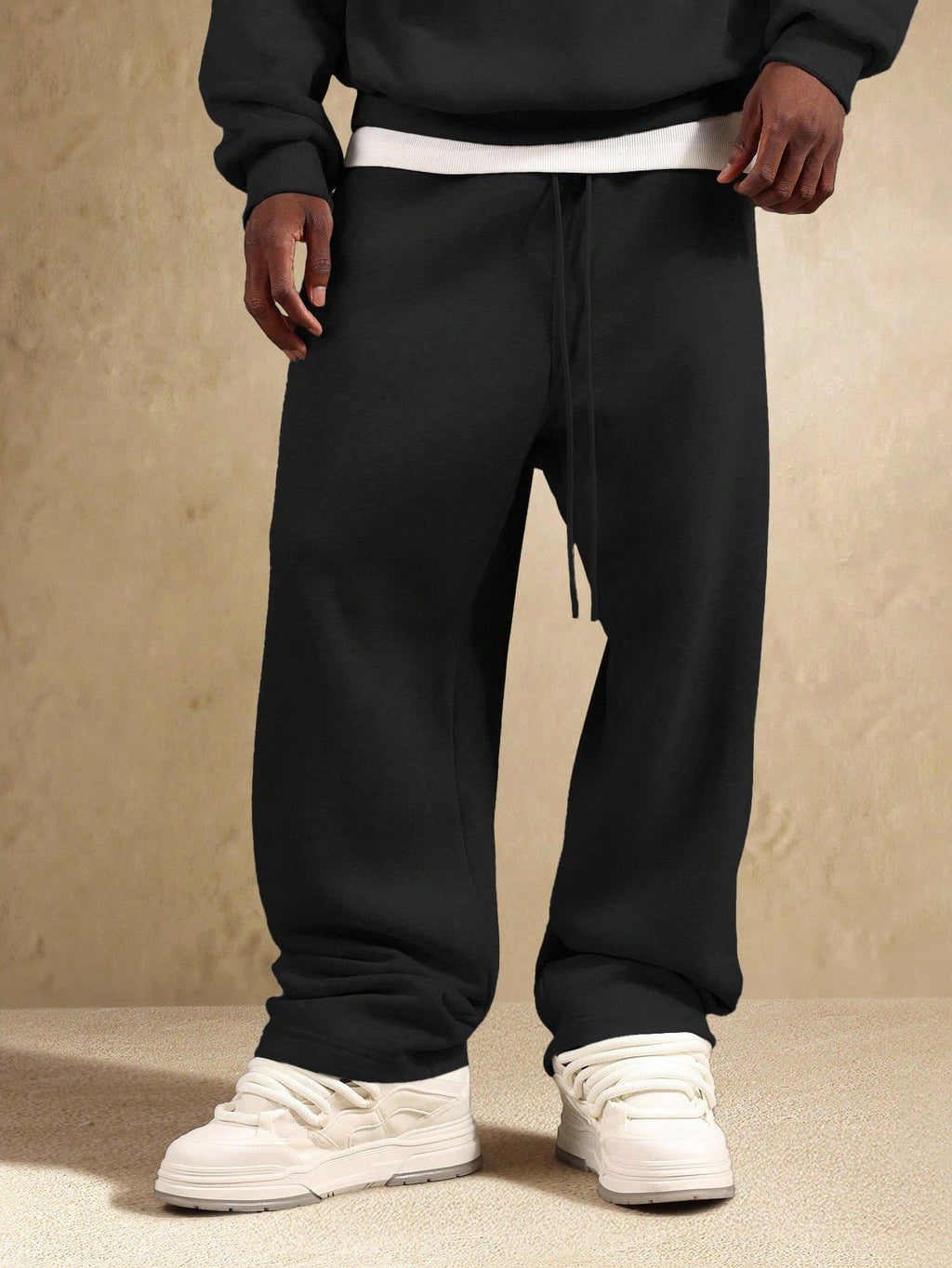 Calça Jogger Moletom Preto
