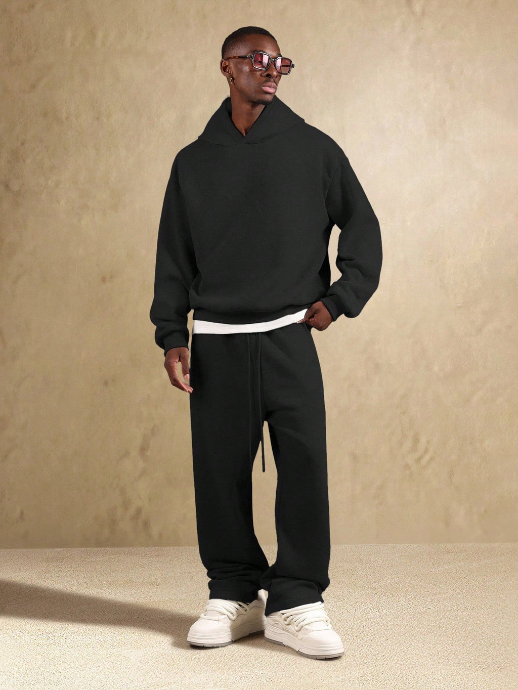 Calça Jogger Moletom Preto