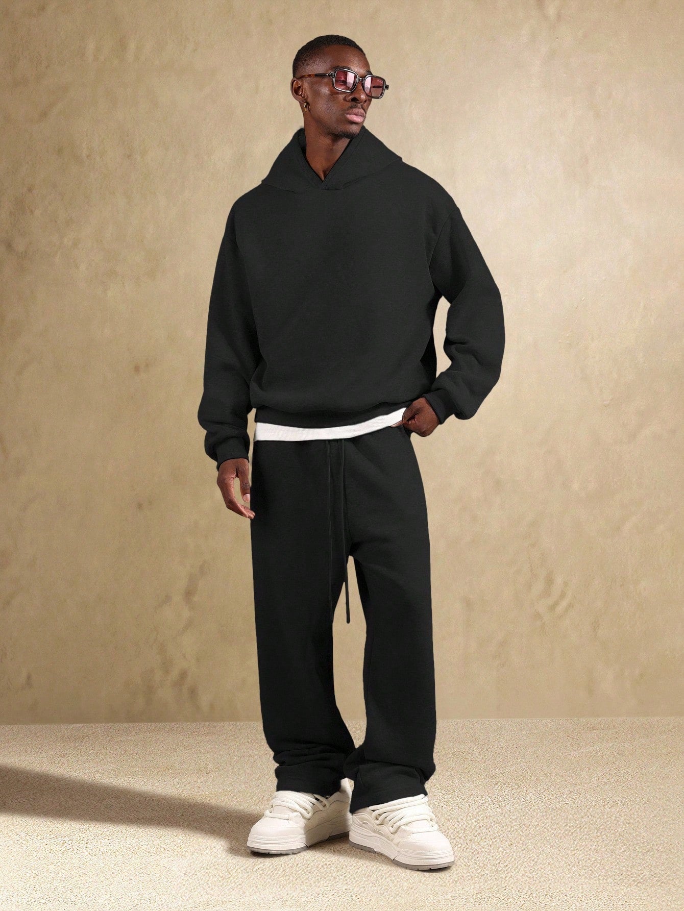 Calça Jogger Moletom Preto