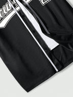 Camisa Aberta Beiseboll NY Preta