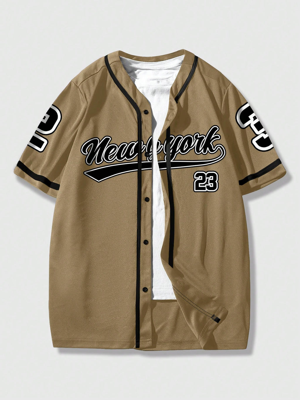 Camisa Aberta Beiseboll NY23