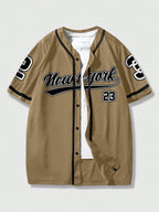 Camisa Aberta Beiseboll NY23