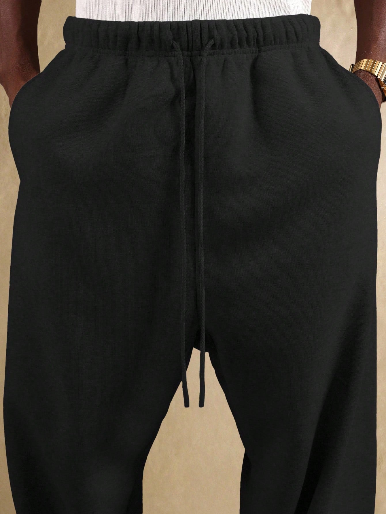 Calça Jogger Moletom Preto
