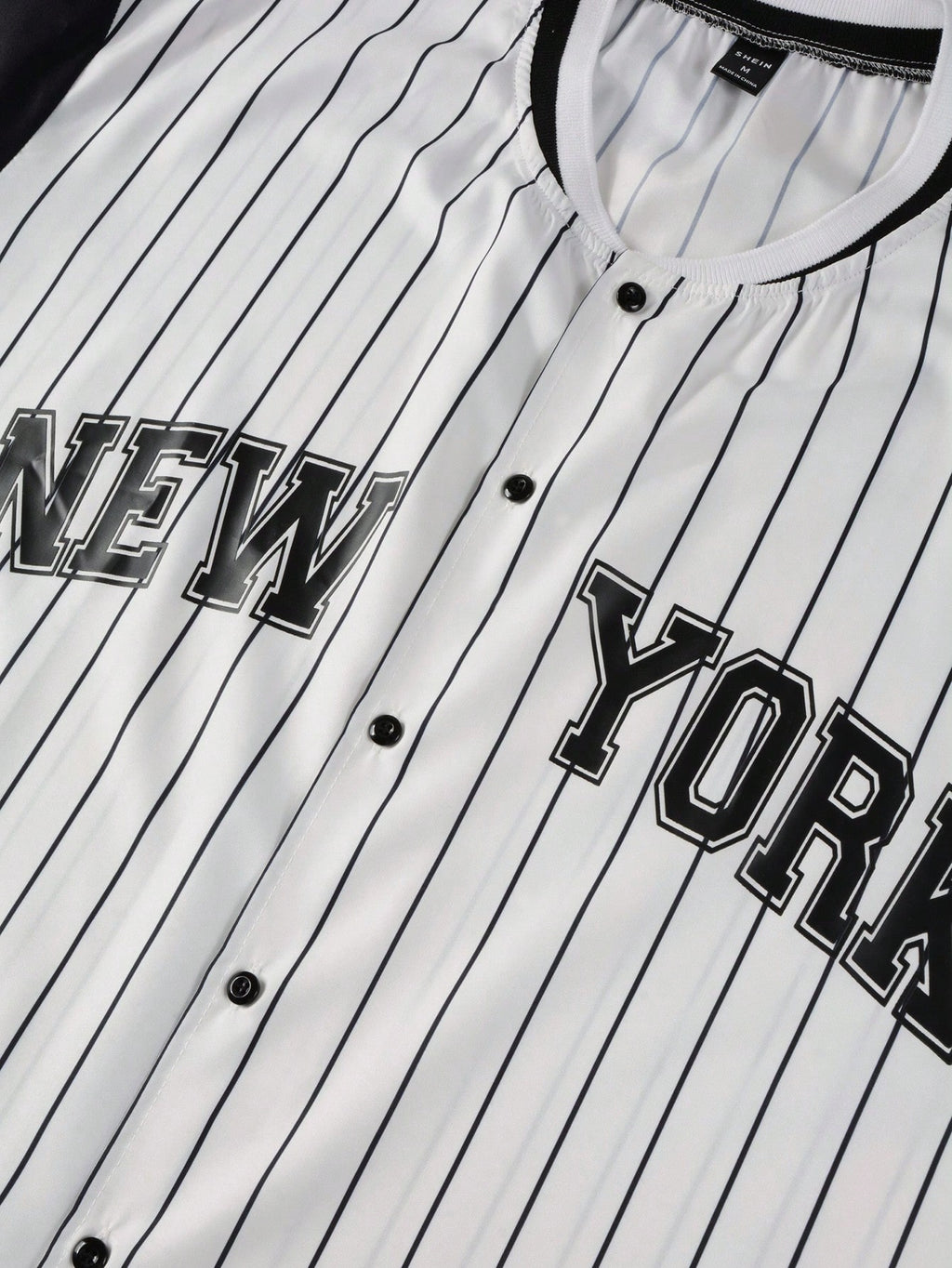 Camisa Aberta Beiseboll NY white